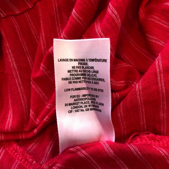 t.la | Anthro red tie-front button up tank top - Picture 11 of 11